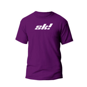 Sk! plain purple T-shirt
