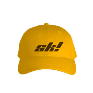 Sk! New school orange Baseball cap